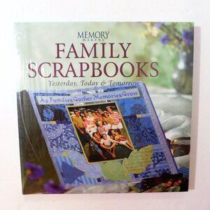 Memory Makers Family Scrapbook 2001 Includes Template Hardcover Jacket Sealed
